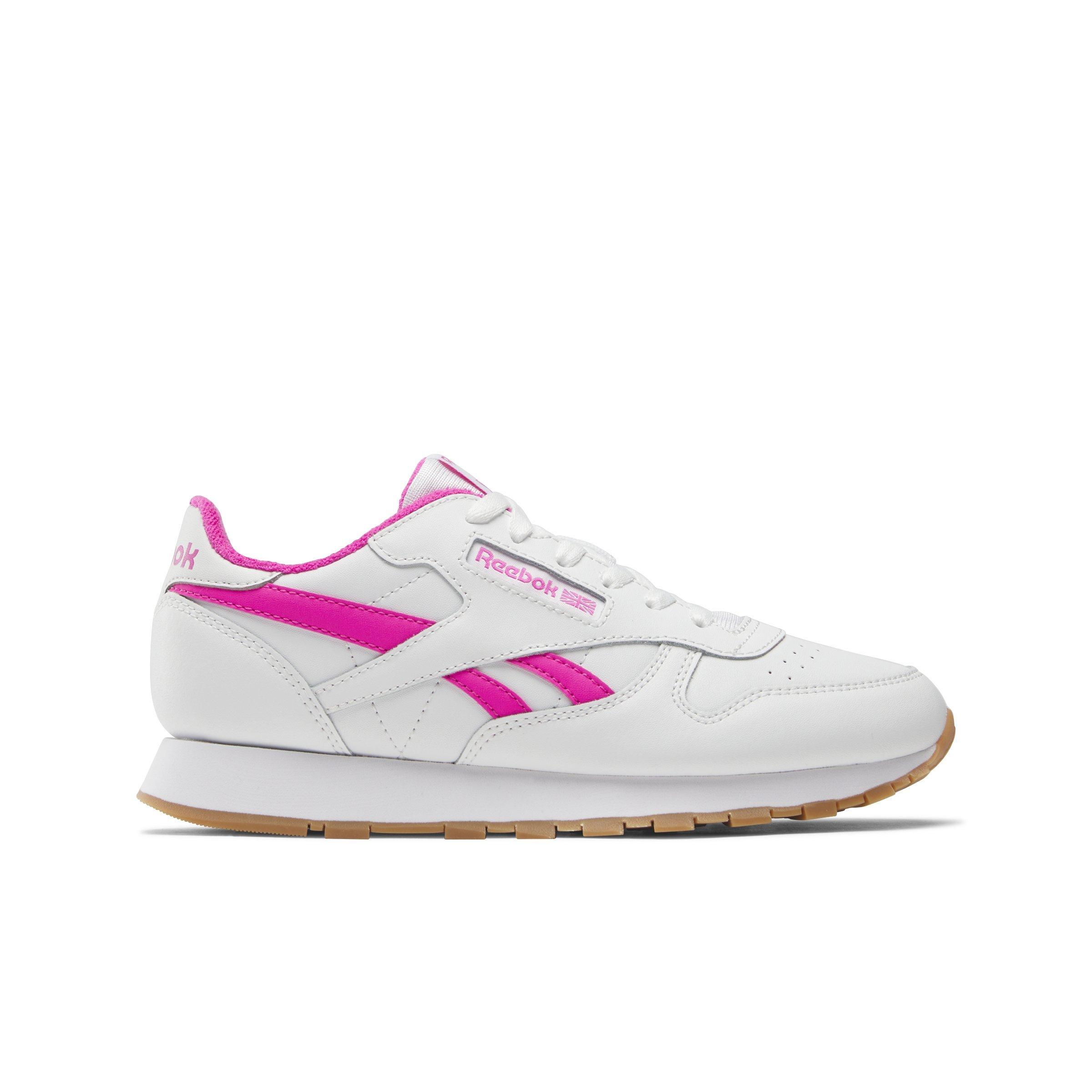 Pink classic reeboks sale